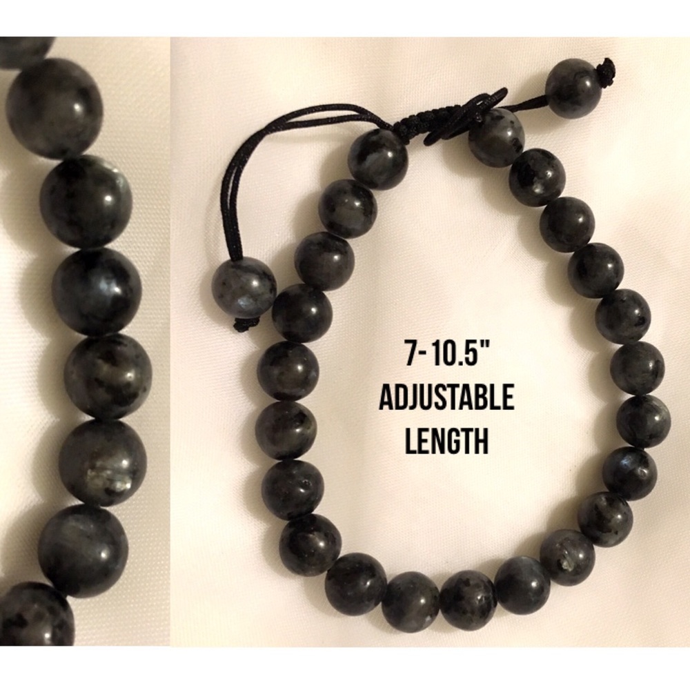 🆕 Larvikite Labradorite Natural Healing Bracelet - Picture 3 of 4